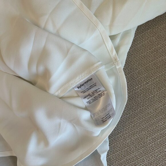 Reformation Cream Mini Dress - Picture 7 of 8